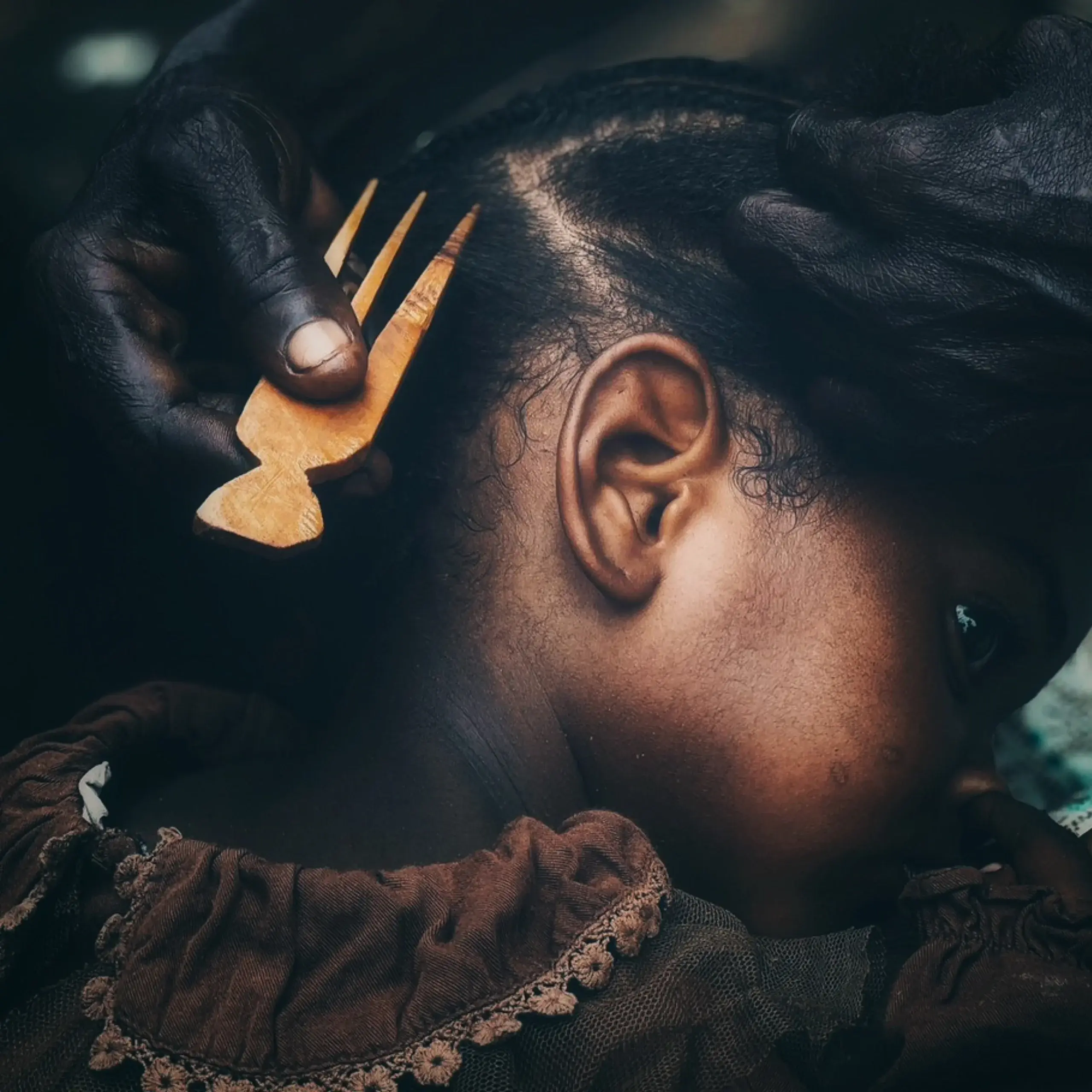 Tribal Āfer The Heritage Comb — African wooden comb